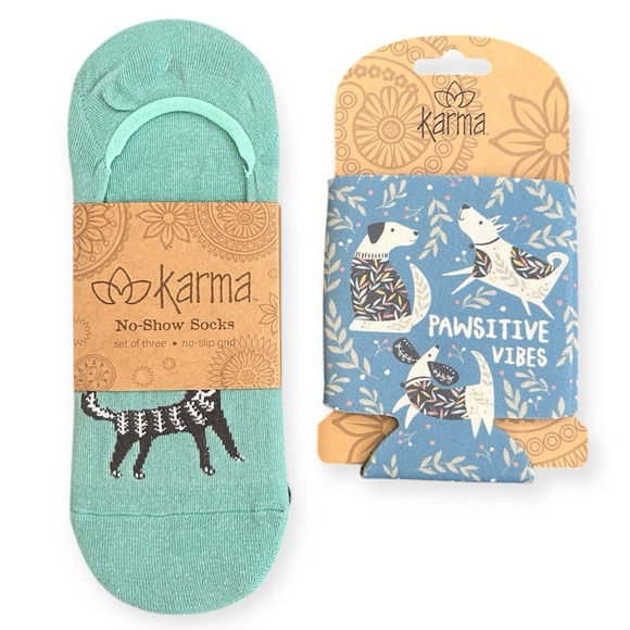 🆕 Karma | Bundle of Socks and Can Cooler NWT - Picture 1 of 5